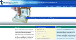 Desktop Screenshot of healthtecsolutions.com